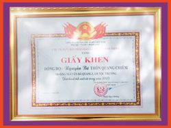 Giấy khen dòng họ 2023