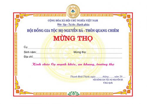 Mừng thọ