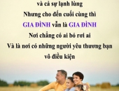 GIA ĐÌNH VẪN LÀ GIA ĐÌNH.