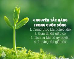 NGUYÊN TẮC SỐNG